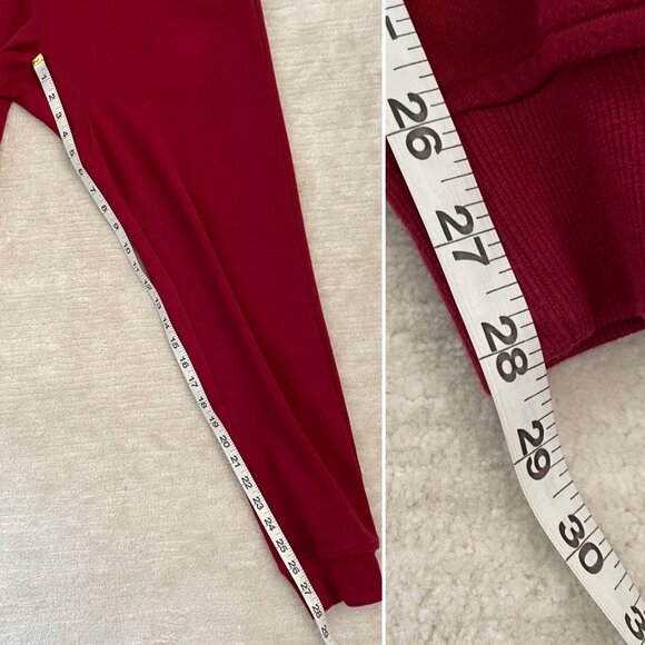 Original Use Red Jogger Pants Mens Small Sweatpants Cotton and Polyester Blend - Picture 4 of 9